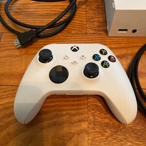 Microsoft White Xbox Series X/S Controller with Textured Grips